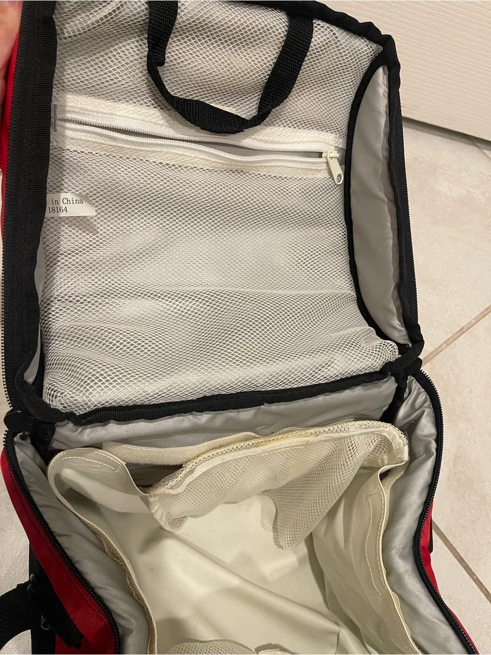 Red Insulated Lunch Bag Set